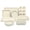 Linen, variant on Martha Stewart Gallen 10-Piece Carbon Steel Ceramic Nonstick Bakeware Set, Linen White