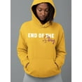 thumbnail image 2 of End Of The Story Quote Hoodie Women -Image by Shutterstock, Female XX-Large, 2 of 4