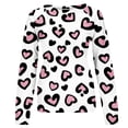 thumbnail image 4 of Aujourd'hui Réduction! Aqestyerly Pull Décontracté à Manches Longues Raglan Imprimé Saint-Valentin pour Femmes, Col Rond, 4 of 5