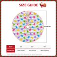 thumbnail image 2 of Haiem Bear And Polka Dot Pattern Christmas Tree Skirt Merry Christmas Party Christmas Tree Decoration,New Year Decorations-36", 2 of 6