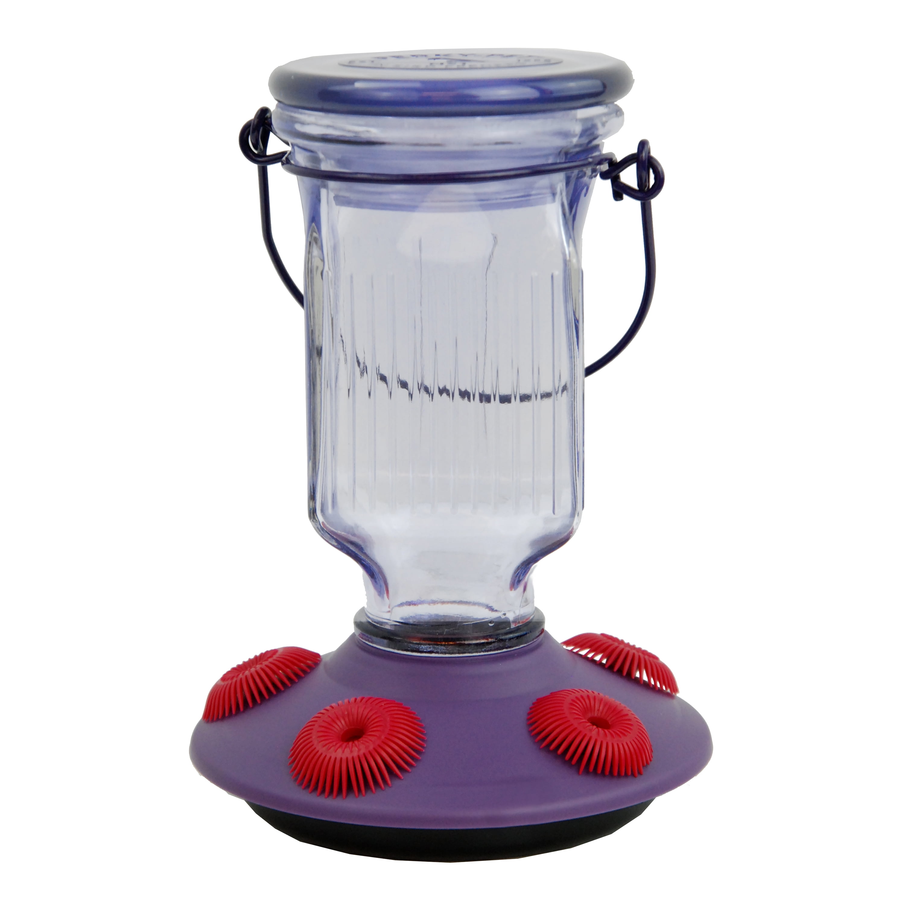 PerkyPet Lavender Field TopFill Glass Hummingbird Feeder Walmart