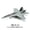 NO.25-13, variant on 1/72 Scale F/A-18F Super Hornet Diecast Model, "Jolly Rogers" Replica with Detailed Markings