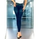 thumbnail image 2 of Pack de 2 Leggins Mujer Unitalla Mezclilla Faja Alta Estilo Pantalón Mezclilla Jegging Tiro Alto, Mallon licra Cómodos Elásticos, 2 of 5