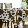 thumbnail image 3 of SKYSONIC Cute Print Tablecloth Waterproof Washable Polyester Square Table Cover Durable Tablecloth for Kitchen Dining Table Party Decor (60 X 90 Inch), 3 of 7