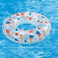 thumbnail image 5 of Bluescape Inflatable Sweets Swim Tube Pool Float, 2-Pack, Ice Cream Prints, for Kids & Adults, Age 9 & up, Unisex, 5 of 6
