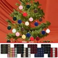 thumbnail image 1 of Bola Decorativa Adornos navideños de bolas nevadas para árbol, 1 unidad, 6 cm, plástico marrón, decoración colgante para las fiestas. Rkxzt, 1 of 8