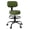Green, variant on Limthesky Drafting Office Chair with Backrest, Adjustable Rolling Stool, Office Desk Chair with Thick Cushion,Footrest Wheels for Home, Office,Black