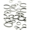 Cousin DIY Open 4, 6 & 8mm Jump Rings, Silver Finish, 84 Pc Pack