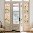 thumbnail image 2 of Botanical Floral Window Privacy Film, Retro Purple Pink Yellow Wildflowers Static Cling UV Sun Blocking Heat Control Window Tint Day and Night,Non-Adhesive One Way Windows Privacy Cover 17.7''x78.7'', 2 of 7