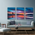 thumbnail image 2 of IDEA4WALL Framed Wall Art Print Set Rainbow Sky Reflection on Icelandic Lake Nature Wilderness Photography Realism Rustic Scenic Colorful Ultra for Living Room, Bedroom, Office - 16"x24"x3 White, 2 of 4