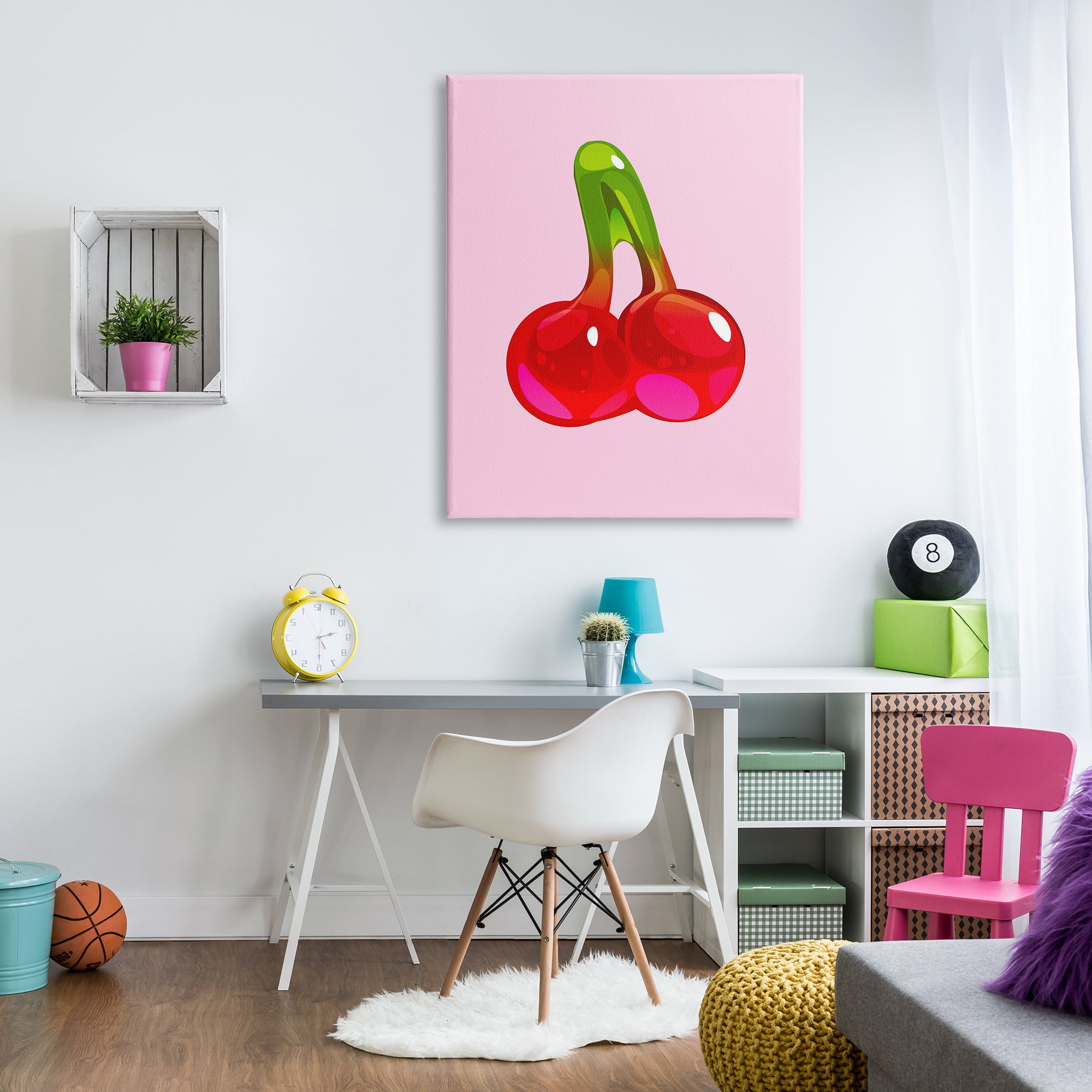 Stupell Industries Cherry Gummy Candy Food & Beverage Painting Gallery Wrapped Canvas Print Wall Art, 36 x 48