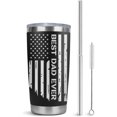 thumbnail image 3 of Fathers Day Gift for Dad Birthday Gifts for Dad From Kids Daughter Wife Retiremen Gifts for Dad Stainless Steel American Flag Tumbler Cup 20oz, 3 of 6