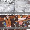 thumbnail image 4 of Flyingstar Insulated Lunch Tote, Reusable Cooler Bag, All Ages, Large Fashionable Lunch Bag, 4 of 7