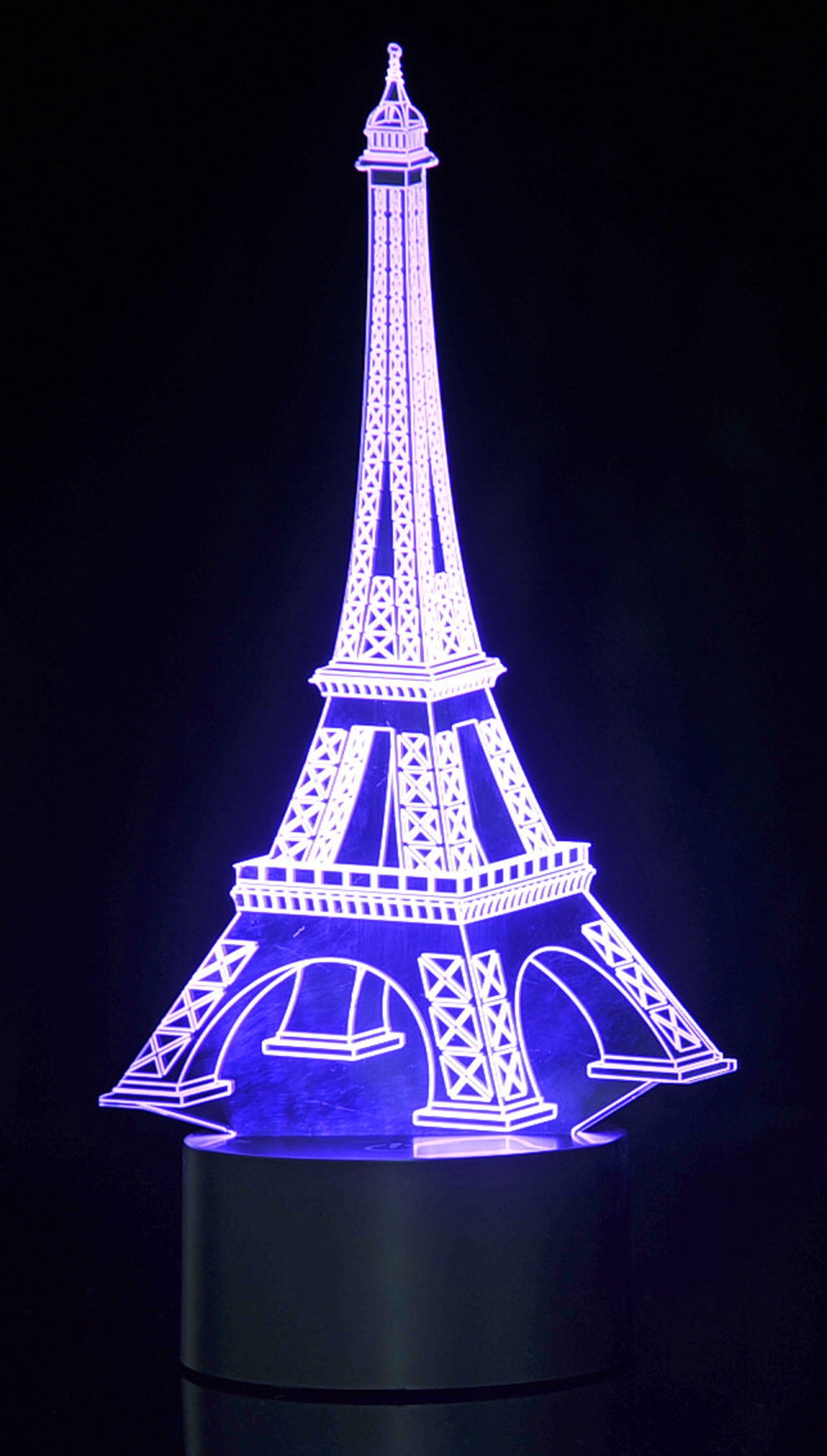 3D Eifel Tower Laser Cut Precision LED Lights Shop All Novelty Light