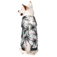 thumbnail image 1 of Fotbe Hawaii Palms Sudadera con Estampado para Perros Pequeños – Suéter con Capucha para Mascotas, Tela Suave de Forro Polar con Bolsillo-Small, 1 of 7