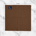 thumbnail image 4 of Linteum Textile 100% Cotton Premium Washcloths, 12x12 Inches [Pack of 24] Chocolate, 4 of 6