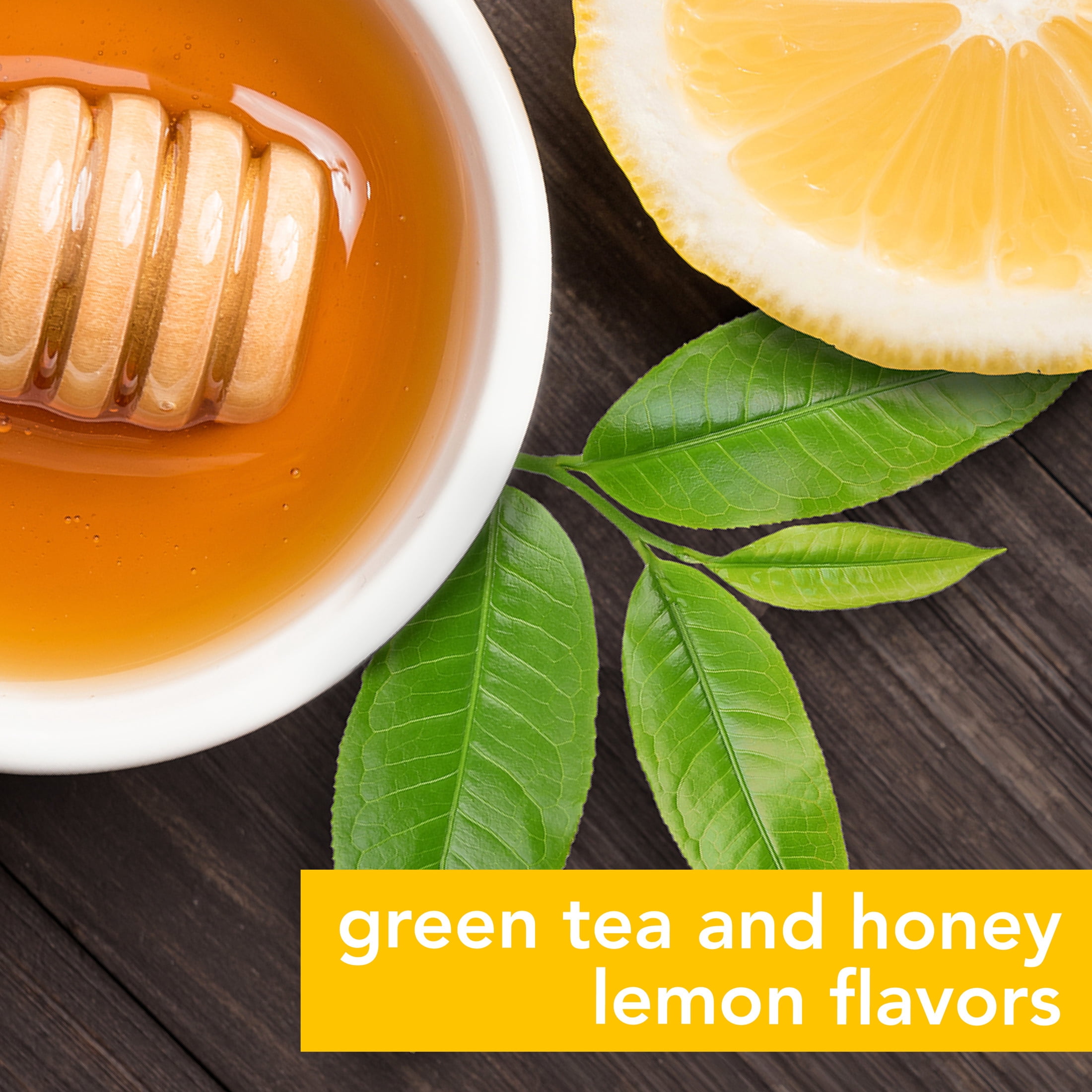 Equate Severe Cold & Flu Relief Hot Liquid Powder, Non-Drowsy Daytime, Green Tea & Honey Lemon Flavor, 6 Packets