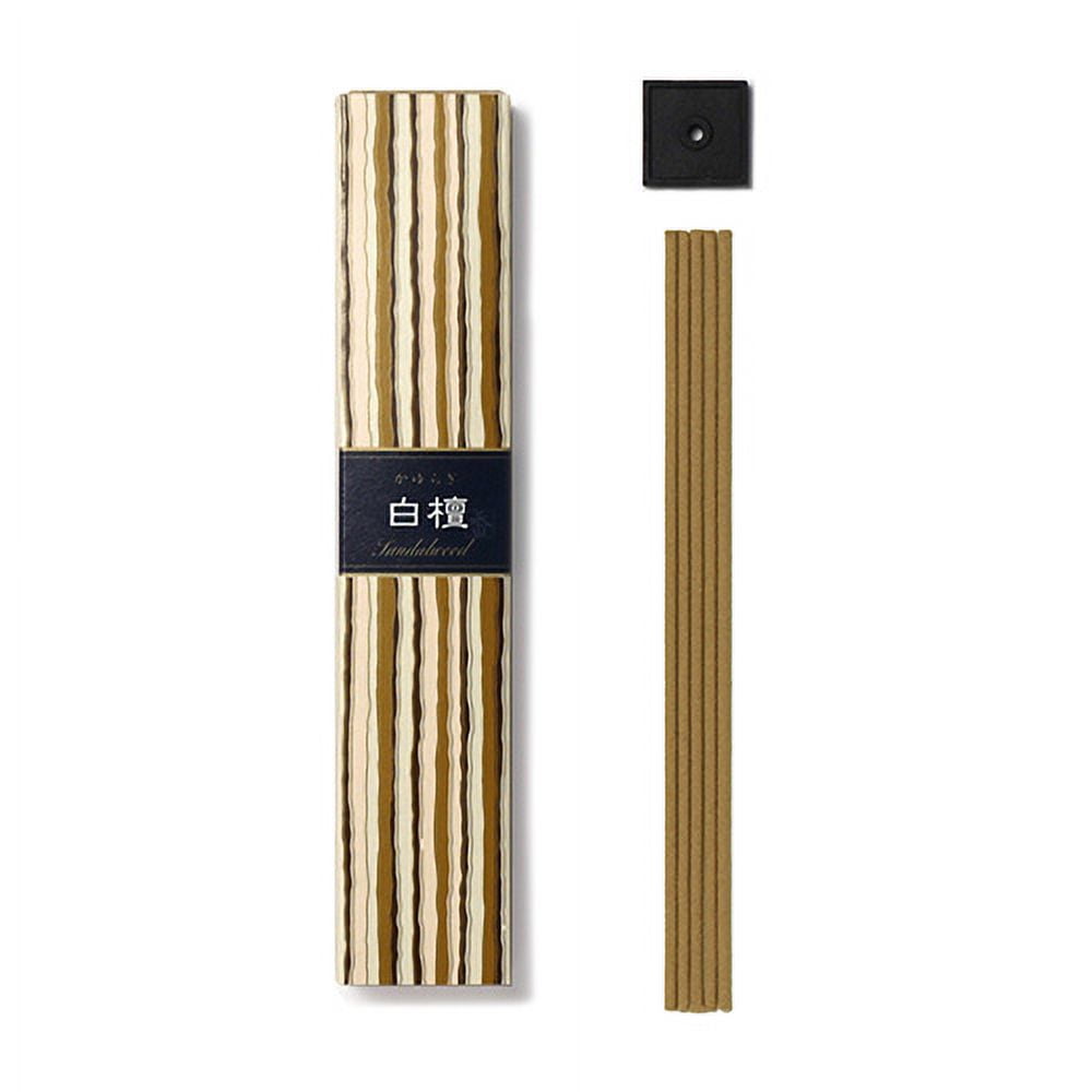 kayuragi sandalwood incense w/ holder - 40 sticks