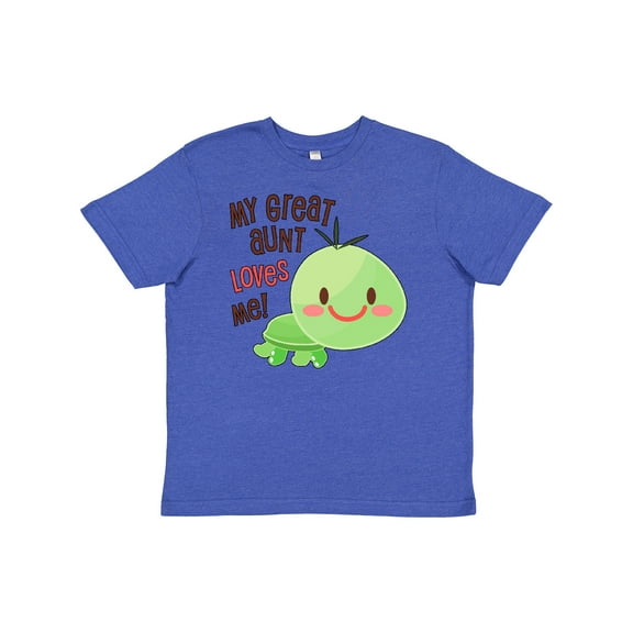 Inktastic My Great Aunt Loves Me- cute turtle Youth T-Shirt