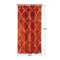 thumbnail image 5 of Red Yellow Checkered Pattern Shower Curtain 36"x72" ,Bathroom Decorative Shower Curtains Set with 12 Hooks,Modern Waterproof Washable Shower Curtain, 5 of 6