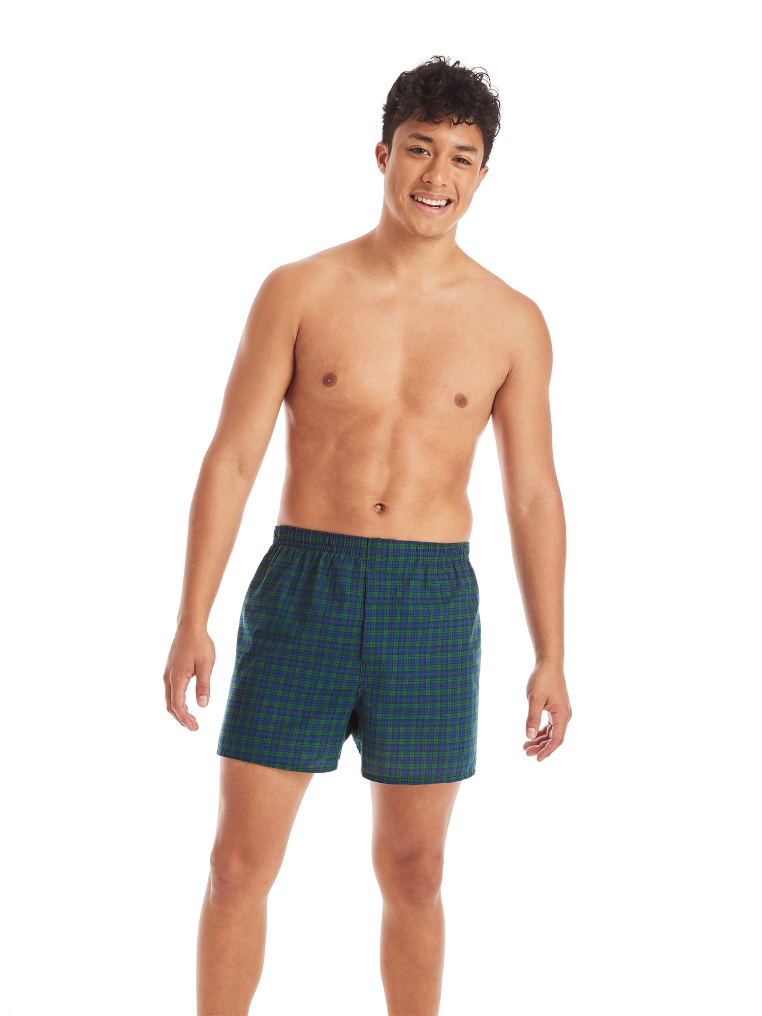 Men's Woven Boxers, 3 Pack