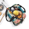 thumbnail image 4 of Lsque Cute Animal Party Pattern Lunch Bag Women/Men Insulated Lunch Box,Small Leakproof Cooler Food Lunch Containers Reusable High Capacity Lunch Tote Bags, 4 of 6