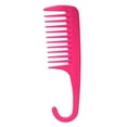 thumbnail image 3 of Peine De Ducha De 5 Dientes Anchos Con Gancho Para Cabello Largo, Húmedo Y Seco, Color Rojo 5 piezas, 3 of 7