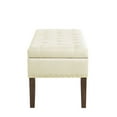 thumbnail image 6 of Plush Tufted Storage Bench Velvet with Wood Frame, 48 " Stylish Seating Solution for Bedroom, Living Room, or Entryway, 6 of 7