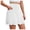 White, variant on vigerkar Skorts for Woman with Pockets Golf Athletic Skirts Scalloped Hem Tennis Skirt Dressy Casual (Blue, XL)
