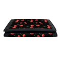 thumbnail image 5 of Chririnla Red Cherry Pattern Portable Children's Wallet, Polyester Teen Wallet Foldable Trifold Card Wallet for Travel Outdoor, 5 of 6