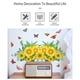 thumbnail image 3 of Pegatinas de pared de flores Naiovety 2 piezas vinilo extraíbles, 3 of 6