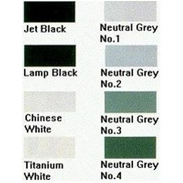 Holbein D837 Gouache Acrylique, Noir Lampe, 40 ml.