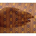 thumbnail image 4 of oneOone Viscose Chiffon Fabric Stripe & Geometric Ikat Decor Fabric Printed BTY 42 Inch Wide, 4 of 4