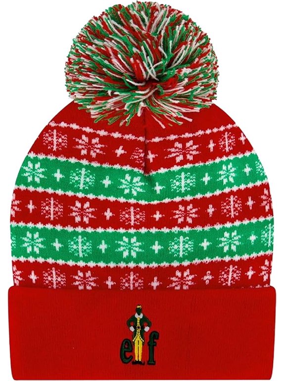 Buddy Knit Beanie Hat, Red Green, 1 Count