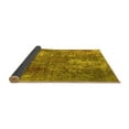 thumbnail image 2 of Ahgly Company Indoor Square Oriental Yellow Industrial Area Rugs, 3' Square, 2 of 4
