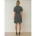 thumbnail image 4 of Ditsy Flower Pattern V-Neck Viscose Mini Dress, 4 of 6