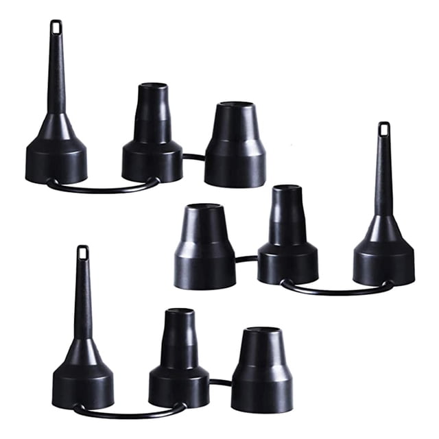 3 Pack Inflatable Pump Nozzles Head, Air Pump Inflator Adaptor Accessory