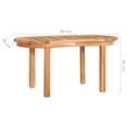 thumbnail image 4 of vidaXL Coffee Table 90x50x45 cm Solid Teak Wood, 4 of 4