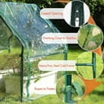 thumbnail image 3 of Gardzen Mini Greenhouse 36" x 36" x 42", Portable Small Greenhouse with Zippered Door for Seed Starting, Seedlings and Winter Protection, 3 of 7