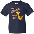 thumbnail image 3 of Inktastic My Glamma Loves Me- Cute Giraffe Youth T-Shirt, 3 of 5