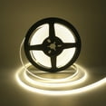 thumbnail image 2 of COB LED Strip Lights 6000K, Dimmable LED Strip Kit, Super Bright 5V LED Tape Lights CRI90+, 5M 320 LED, White light (W 8mm), 2 of 4