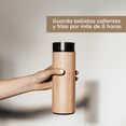 thumbnail image 4 of Termo de Bambú y Acero Inoxidable Ecostyle México Capacidad 500ML Ecológico y Reutilizable, 4 of 4