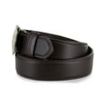 thumbnail image 3 of Cody James Men's Bullet Buckle Leather Belt Brown 38, 3 of 3