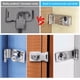 thumbnail image 4 of "3pcs Cerradura Seguridad Puerta Principal Cajón 2.5 Pulgadas plata ", 4 of 5