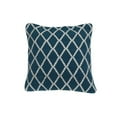 thumbnail image 1 of Ribbed Diamond Cushion (Teal) - Set of 2, 1 of 1