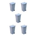 thumbnail image 1 of Youkk Plastic Desktop Trash Can - Convenient And Durable For Anywhere Healthy And Safe Wheelie Trash blue grey 5Set, 1 of 6