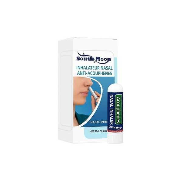 1-6pcs SOUTH MOON 1ml Ear Care Nasal Inhaler Menthol Formula for Tinnitus Relief Portable Nasal Soot