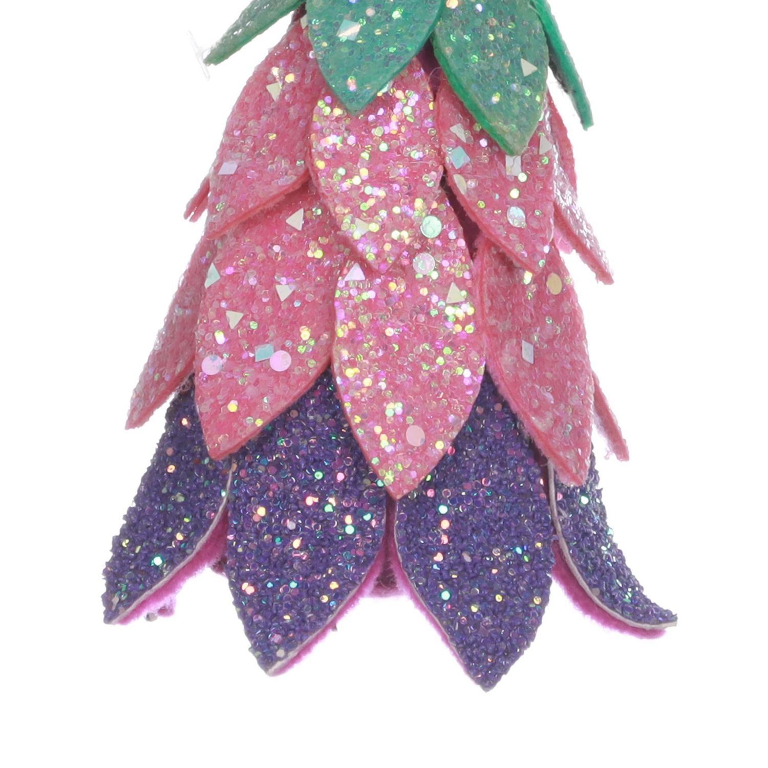 HOLIDAY TIME FABRIC TREE ORNAMENT, FABRIC TREE ORNAMENT