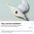 thumbnail image 5 of 3D Ceramic Flying Birds Wall Decor Creative Sparrow Birds Hanging Ornament Crafts for Home Decoration, 5 of 5