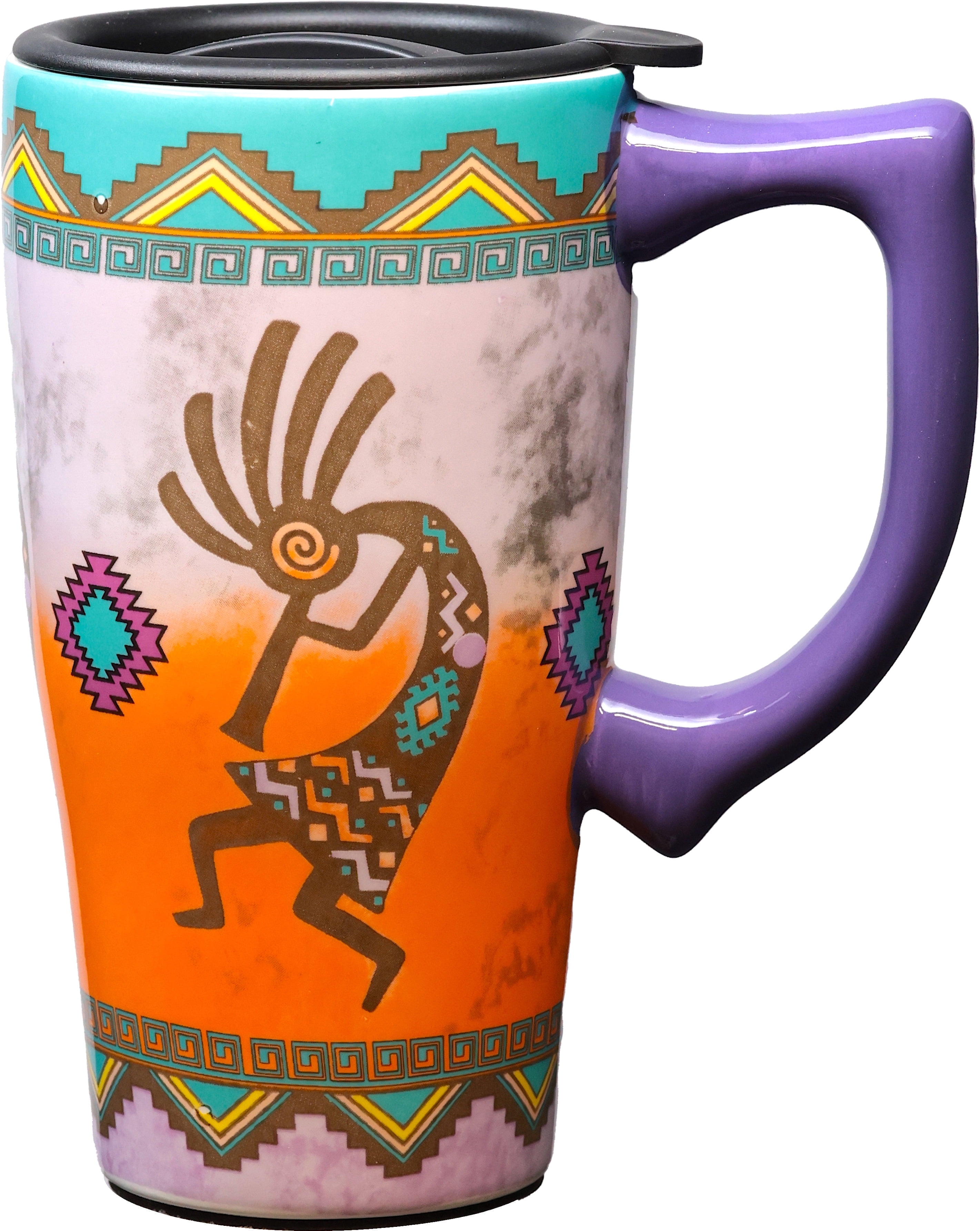 Collections Etc, Elvis Presley Music Legend Ceramic Travel Mug, 16